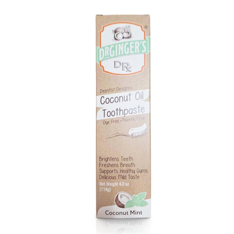 Dr. Ginger's Coconut Oil Fluoride-Free 4oz